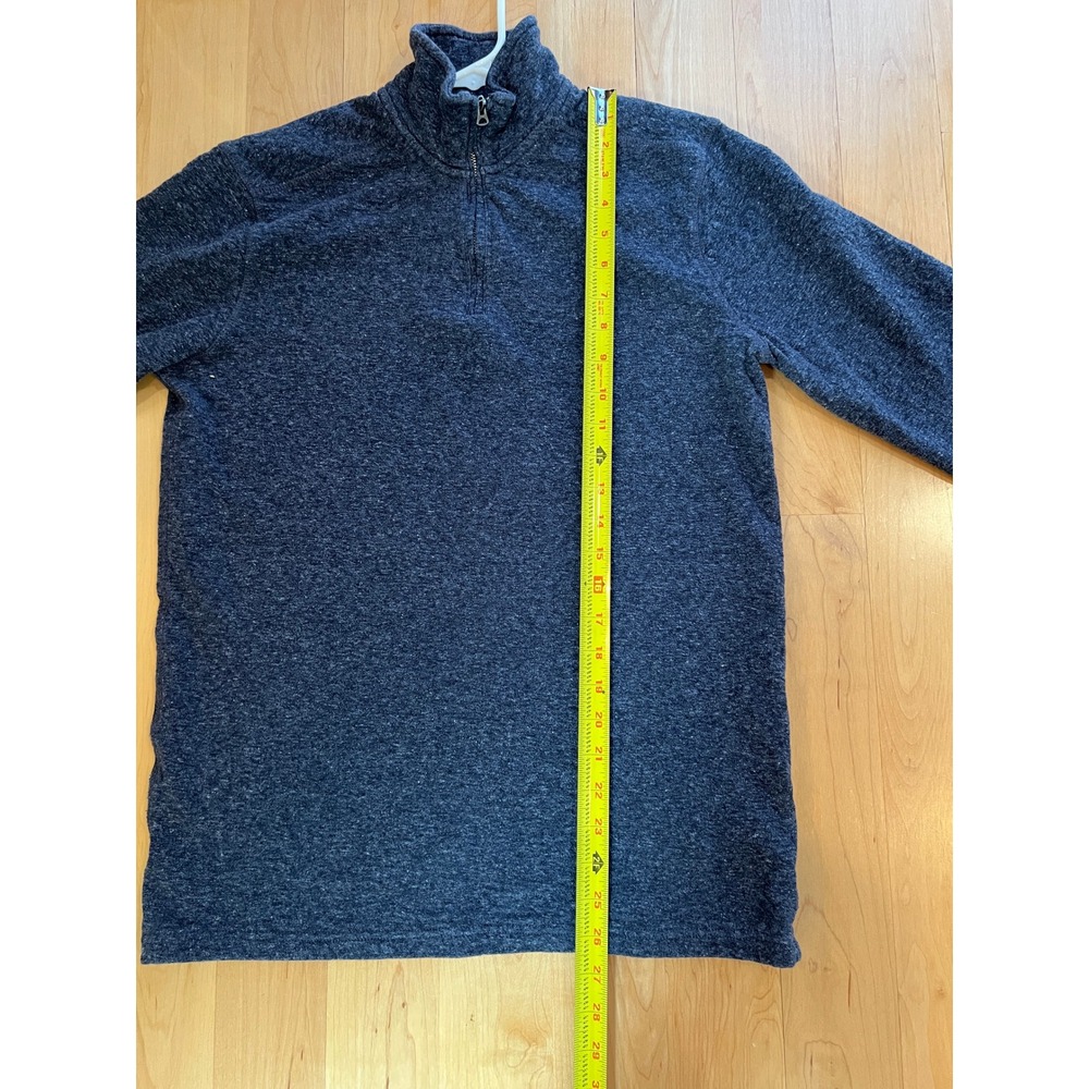 Brooks Brothers Sweater Mens L Blue 346 Supima Cotton Full Zip Mock Neck Knit - Picture 4 of 8